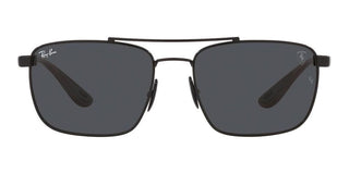 Ray-Ban RB 3715M unisex Black Visor Sunglasses