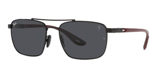 Ray-Ban RB 3715M unisex Black Visor Sunglasses