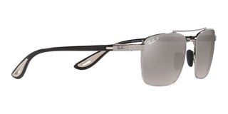 Ray-Ban RB 3715M unisex Silver Visor Sunglasses