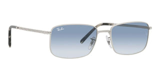 Ray-Ban RB 3717 unisex Silver Squared Sunglasses