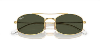 Ray-Ban RB 3719 unisex Gold Pilot Sunglasses