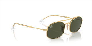 Ray-Ban RB 3719 unisex Gold Pilot Sunglasses