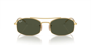 Ray-Ban RB 3719 unisex Gold Pilot Sunglasses