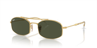 Ray-Ban RB 3719 unisex Gold Pilot Sunglasses