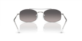 Ray-Ban RB 3719 unisex Silver Pilot Sunglasses