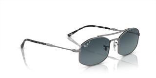 Ray-Ban RB 3719 unisex Silver Pilot Sunglasses