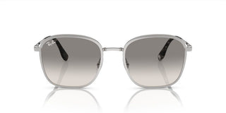 Ray-Ban RB 3720 unisex Silver Squared Sunglasses