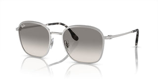 Ray-Ban RB 3720 unisex Silver Squared Sunglasses