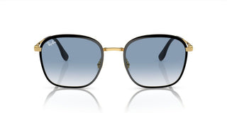 Ray-Ban RB 3720 unisex Gold Squared Sunglasses