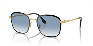 Ray-Ban RB 3720 unisex Gold Squared Sunglasses