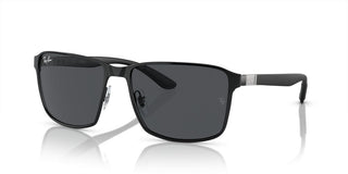 Ray-Ban RB 3721 unisex Black Squared Sunglasses