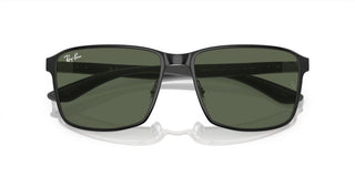 Ray-Ban RB 3721 unisex Black Squared Sunglasses