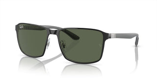 Ray-Ban RB 3721 unisex Black Squared Sunglasses