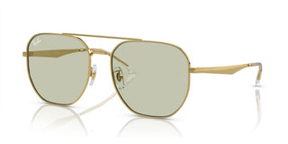 Ray-Ban RB 3724D unisex Gold Pilot Sunglasses