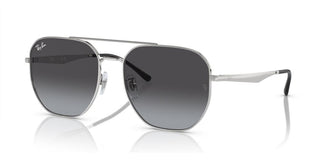 Ray-Ban RB 3724D unisex Silver Pilot Sunglasses