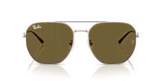 Ray-Ban RB 3724D unisex Ruthenium Pilot Sunglasses