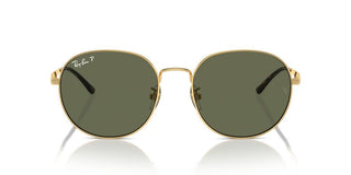 Ray-Ban RB 3727D unisex Gold Round Sunglasses