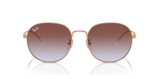 Ray-Ban RB 3727D unisex Rose gold Round Sunglasses