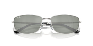 Ray-Ban RB 3732 unisex Silver Geometric Sunglasses