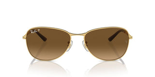 Ray-Ban RB 3733 unisex Gold Pilot Sunglasses