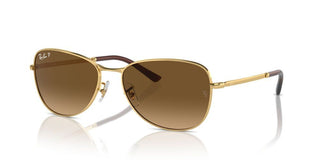 Ray-Ban RB 3733 unisex Gold Pilot Sunglasses