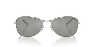 Ray-Ban RB 3733 unisex Silver Pilot Sunglasses