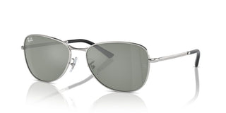 Ray-Ban RB 3733 unisex Silver Pilot Sunglasses