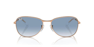 Ray-Ban RB 3733 unisex Rose gold Pilot Sunglasses