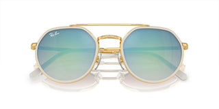 Ray-Ban RB 3765 unisex Gold Geometric Sunglasses