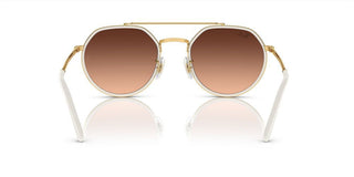 Ray-Ban RB 3765 unisex Gold Geometric Sunglasses