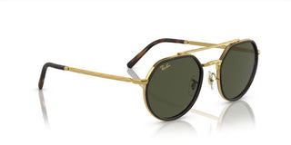 Ray-Ban RB 3765 unisex Gold Geometric Sunglasses