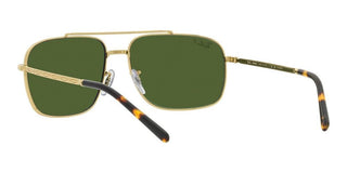 Ray-Ban RB 3796 unisex Gold Geometric Sunglasses