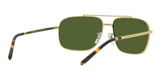 Ray-Ban RB 3796 unisex Gold Geometric Sunglasses