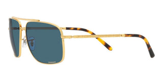 Ray-Ban RB 3796 unisex Gold Geometric Sunglasses