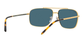 Ray-Ban RB 3796 unisex Gold Geometric Sunglasses