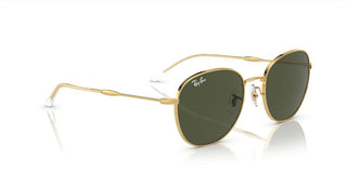 Ray-Ban RB 3809 unisex Gold Squared Sunglasses