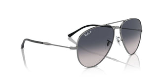 Ray-Ban RB 3825 unisex Ruthenium Pilot Sunglasses