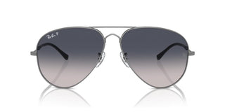 Ray-Ban RB 3825 unisex Ruthenium Pilot Sunglasses