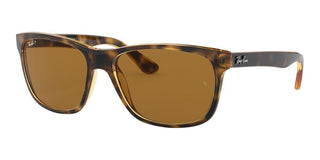 Ray-Ban RB 4181 unisex Havana Squared Sunglasses