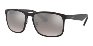 Ray-Ban RB 4264 CHROMANCE men Black Geometric Sunglasses