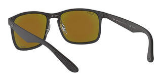 Ray-Ban RB 4264 CHROMANCE men Black Geometric Sunglasses