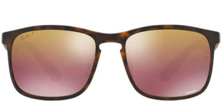 Ray-Ban RB 4264 CHROMANCE men Havana Geometric Sunglasses