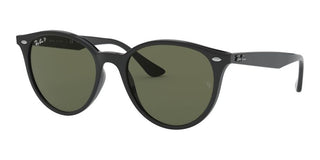 Ray-Ban RB 4305 unisex Black Round Sunglasses