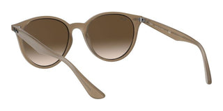 Ray-Ban RB 4305 unisex Brown Round Sunglasses