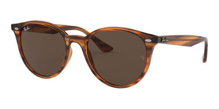 Ray-Ban RB 4305 unisex Havana Round Sunglasses