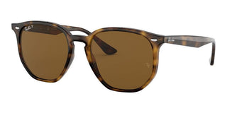 Ray-Ban RB 4306 unisex Havana Geometric Sunglasses