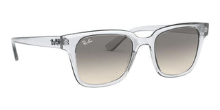 Ray-Ban RB 4323 unisex Transparent Squared Sunglasses