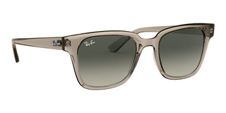 Ray-Ban RB 4323 unisex Brown Squared Sunglasses