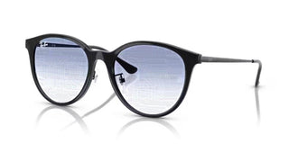 Ray-Ban RB 4334D unisex Black Round Sunglasses