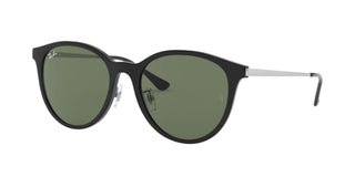 Ray-Ban RB 4334D unisex Black Round Sunglasses